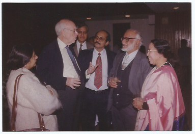 With Dr. James Watson